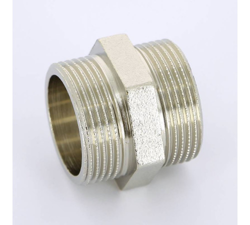 Ниппель резьбовой Tiemme 1 1/4 НН никелированный 1500207