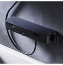 Смеситель для ванны и душа AM.PM Func черный матовый F8F10522