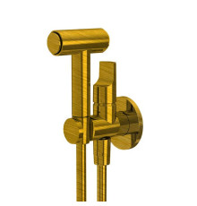 Гигиенический душ FIMA Carlo Frattini Collettività настенный со шлангом 120 см брашированное золото F2320/4OS