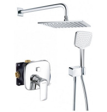 Душевой набор 7 в 1 Kludi Ameo 250х250 мм хром 416720575