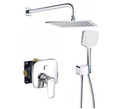 Душевой набор 7 в 1 Kludi Ameo 250х250 мм хром 416720575