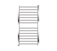 Полотенцесушитель водяной Primoclima Terra Water Inox 1000х500 мм 7+7 PCTerraWInox100507.7