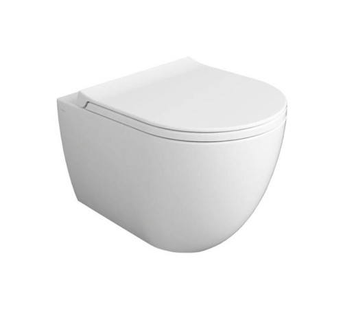 Унитаз подвесной Simas Vignoni XS 37х48 см безободковый белый VI28bi