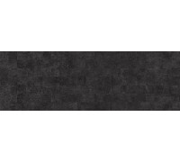 Плитка настенная Laparet Alabama чёрная мозаика 20x60 см 60021