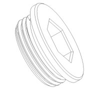 Заглушка для коллектора REHAU 3/4 НР хром 11077551001