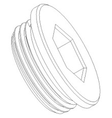 Заглушка для коллектора REHAU 3/4 НР хром 11077551001