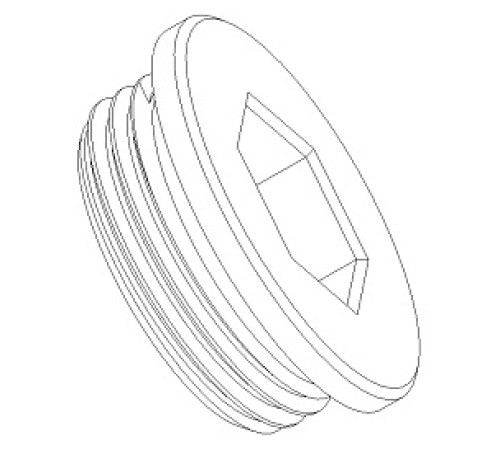 Заглушка для коллектора REHAU 3/4 НР хром 11077551001