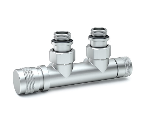 Узел нижнего подключения SR Rubinetterie Tondera угловой 1/2 x 3/4 EK хром матовый левый 0683-1500CSE0