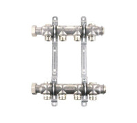 Коллекторная группа HOGEMI 1 x 3/4 EK 11 контуров нержавеющая сталь без вентилей HOGEMi0111
