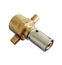 Соединение прессовое TECEflex 16x2-1/2 ВР бронза 1517643