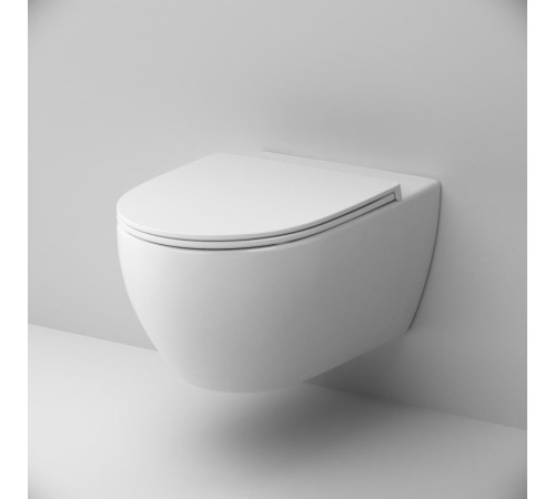 Унитаз подвесной AM.PM Spirit V2.0 FlashClean безободковый с сиденьем микролифт C111700SC