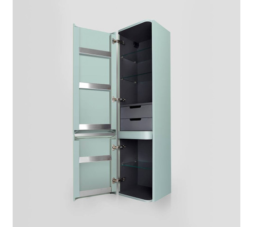 Шкаф-пенал подвесной 40 см AM.PM Sensation левый мятный M30CHL0406GG