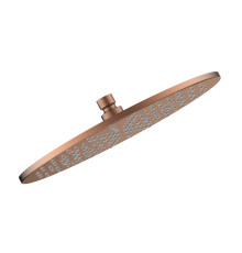 Верхний душ AQUAMET Ø 300 мм латунь медь шлифованная AQM8609BC