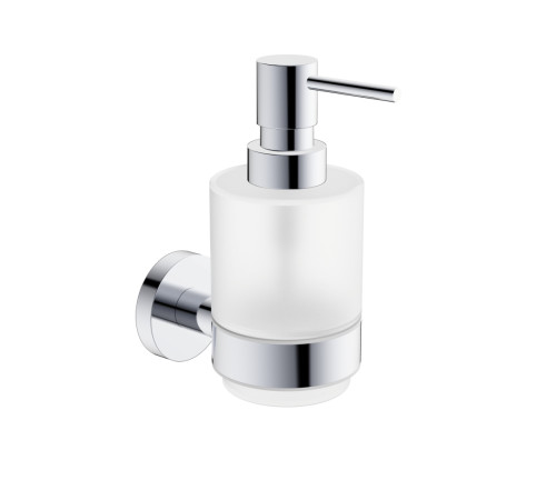 Диспенсер для жидкого мыла Trento 200 мл латунь матовое стекло хром AQM7213CR