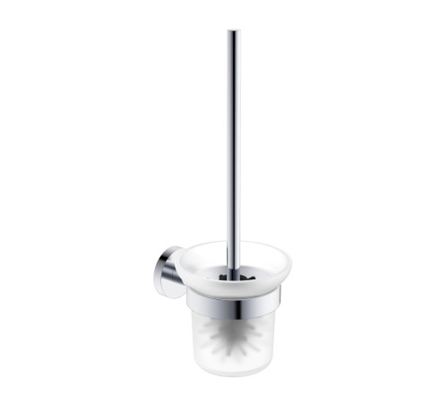 Ершик для туалета настенный Trento матовое стекло хром AQM7214CR