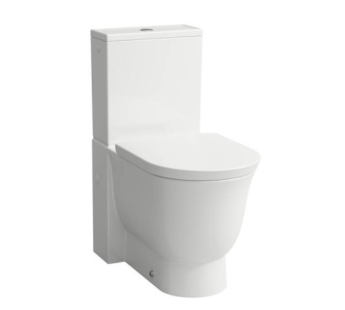 Унитаз-моноблок безободковый Laufen The New Classic 70х37х44 см универсальный выпуск белый 8.2885.1.000.871.1/8.2485.8.000.000.1