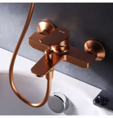 Смеситель для ванны и душа AM.PM X-Joy розовое золото F85A10044