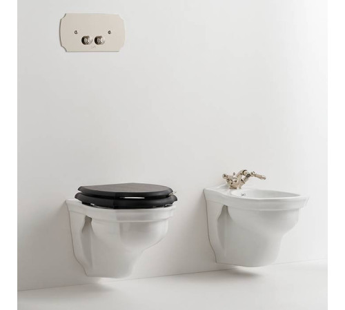 Биде подвесное Devon&Devon Westminster 35х36 см 1 отверстие белый IBBID1FSWES