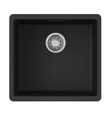 Кухонная мойка Omoikiri Kata 44-U-BL Artgranit 44x42 см черный 4993403