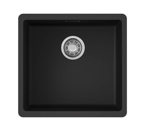 Кухонная мойка Omoikiri Kata 44-U-BL Artgranit 44x42 см черный 4993403