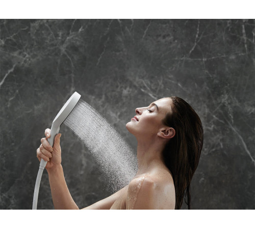 Ручной душ Hansgrohe Rainfinity 130 мм 3jet белый матовый 26864700