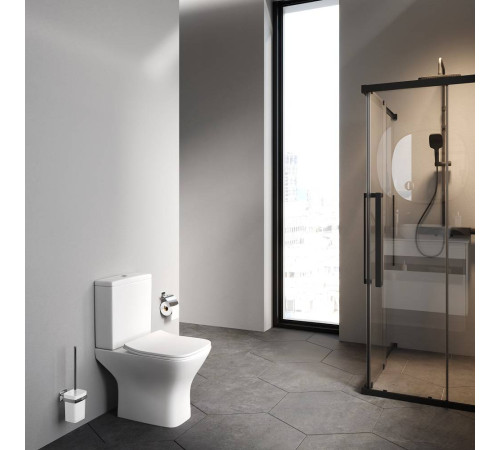 Унитаз-компакт AM.PM Gem безободковый с сиденьем микролифт C908601SC