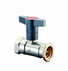 Кран шаровой Oventrop Optibal P для обвязки насоса DN 32 1 1/4 x 2 без обратного клапана 1078372