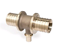 Тройник SANHA 3fit-Press 40х25х40 мм бронза 14570683001