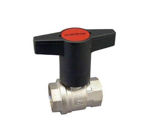 Кран шаровой Oventrop Optibal DN 32 1 1/4 ВВ PN 16 удлиненная ручка 1077110