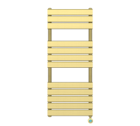 Полотенцесушитель электрический Primoclima PANEL 1200х500 мм 12 трубок 600 Вт Золото матовое PC PANEL 600 BG