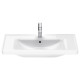 Раковина накладная Duravit D-Neo 80х48 см с переливом 1 отверстие WonderGliss 23678000001