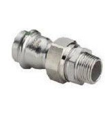 Соединение разъемное Viega Sanpress Inox 28x1 НР нержавеющая сталь 438333