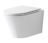 Унитаз подвесной TECE TECEspring K Kompakt безободковый сиденье Slim микролифт белый 9700997