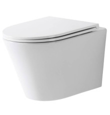 Унитаз подвесной TECE TECEspring K Kompakt безободковый сиденье Slim микролифт белый 9700997