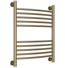 Полотенцесушитель водяной Сунержа Богема+ выгнутая 550x662 мм золотой шёлк матовый 32-0221-6050