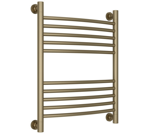 Полотенцесушитель водяной Сунержа Богема+ выгнутая 550x662 мм золотой шёлк матовый 32-0221-6050