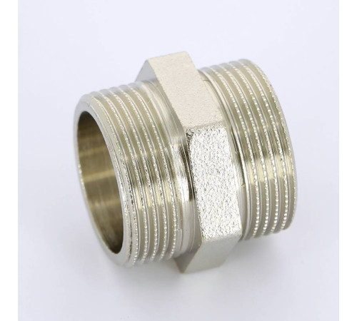 Ниппель резьбовой Tiemme 1 1/4 НН никелированный 1500207