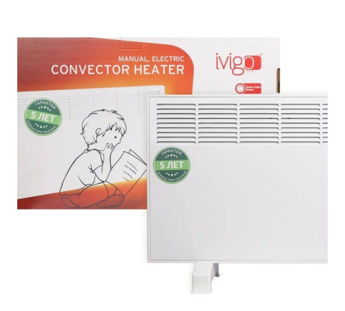 Конвектор электрический iVigo EPKM15 механический термостат Вт EPKM15