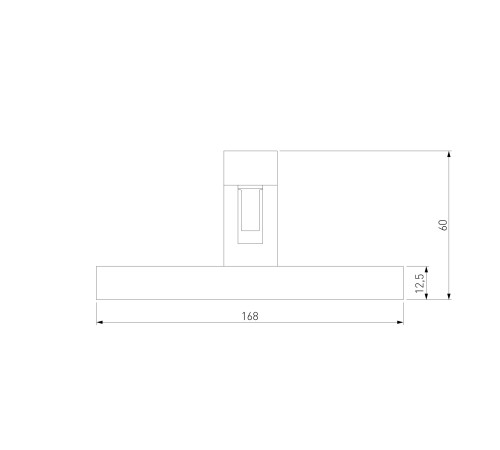 Esthetic Magnetic Трековый светильник 10W 3000K (чёрный) 85125/01