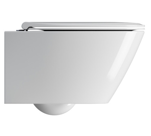 Унитаз подвесной безободковый GSI Modo+ Swirlflush 540x370 мм белый глянцевый 8415FR411