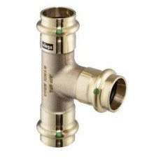 Тройник Viega Sanpress 35x28x28 мм бронза 2218 121754