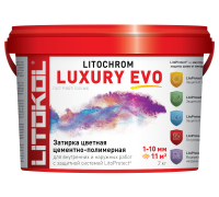Затирка цементная Litokol LITOCHROM LUXURY EVO LLE.140 Мокрый асфальт 2 кг LLE.140