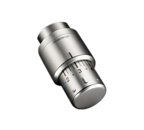 Термостат Oventrop Uni SH M30x1.5 7-28 °C матовая сталь 1012085