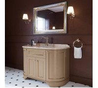 Комплект мебели Tiffany World York Nuovo 130 см напольный Pennellato Oro мрамор Diano YOR4130-PO/S53bi/YORM130-1/DNR/h2/1F