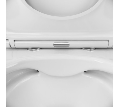 Унитаз подвесной AM.PM Spirit V2.0 FlashClean безободковый с сиденьем микролифт C111700SC