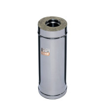Труба сэндвич Ferrum 0,5 м Ф150/250 мм (AISI 430/0,8 мм + нерж) Аf3936