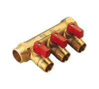 Коллектор Tiemme NINO 3/4 НР/ВР 2 выхода 1/2x16 Eurocone 1820002