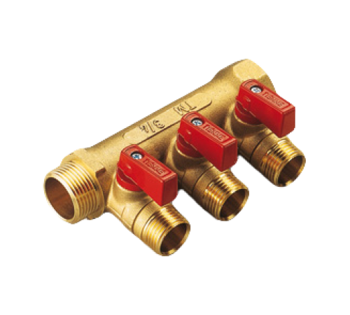 Коллектор Tiemme NINO 3/4 НР/ВР 2 выхода 1/2x16 Eurocone 1820002