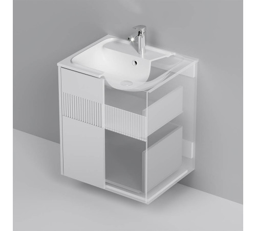 База под раковину AM.PM Func 60 см 2 ящика белый матовый M8FFUX0602WM