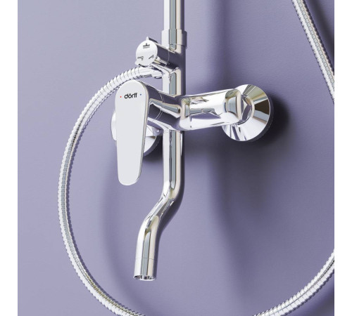 Душевая система DORFF Prime с тропическим душем D0740900